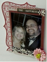 Magnetic Refrigerator Frame ** Little Yellow Bicycle Love Letters CT Reveal** Magnetic Refrigerator Frame ** Little Yellow Bicycle Love Letters CT Reveal**