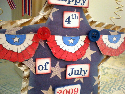 Patriotic Star Wall Hanging Gallery A Cherry On Top