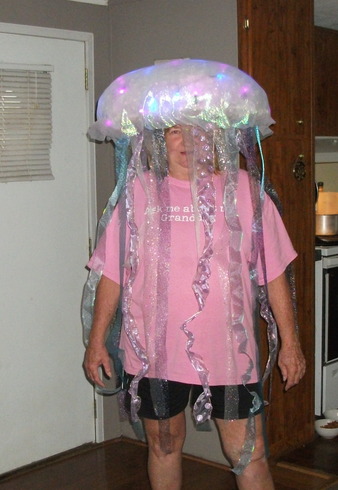 jellyfish shower cap