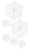 Snowflakes 3-D Stickers - Jolee's By You