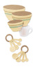 Bowls & Spoons 3-D Stickers - Jolee's By You