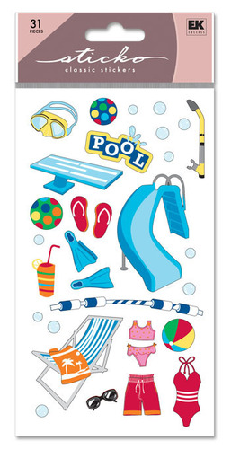 Swimming Pool Sticko Stickers