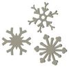 Snowflakes Chipboard Chips by Bazzill