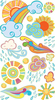 Sun Showers Sticko Stickers