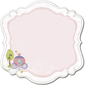 Tiny Princess Decorative Edge Cardstock By Little Yellow Bicycle