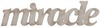 Miracle Die-cut Chipboard Word - Vintage Baby - FabScraps