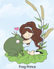Frog Prince Rubber Stamp - Little Darlings