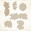 Bits Of Honey Chipboard - Blue Fern