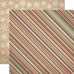 Cozy Stripe Paper - Warm and Cozy - Carta Bella