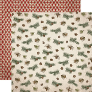 Pine Branches Paper - Warm and Cozy - Carta Bella