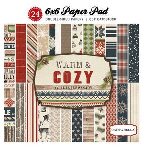 Warm And Cozy 6 x 6 Paper Pad - Carta Bella