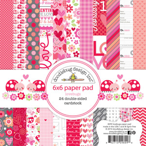 Lovebugs 6 x 6 Paper Pad - Doodlebug