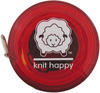 Red - Knit Happy Tape Measure