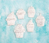 Cupcakes Resin Shabby Chic Treasures - Prima