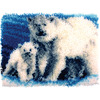 Wonderart Latch Hook Kit 15"X20"-Arctic Family