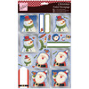 Santa & Snowman - Anita's A4 Foiled Decoupage Sheet