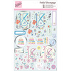18th Birthday - Anita's A4 Foiled Decoupage Sheet