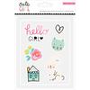 Cute Girl Assorted Rubber Shapes - Cute Girl - Crate Paper