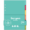 Monthly - Day 2 Day Planner Folder Dividers 6"X8.5" 12/Pkg