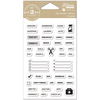 Events - Day 2 Day Planner Clear Stamps 3.5"X6"
