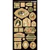 Decorative - Portrait Of A Lady Chipboard Die-Cuts - Graphic 45