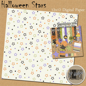 Halloween Star digi paper freebie