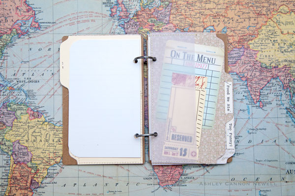 travel scrapbook journal