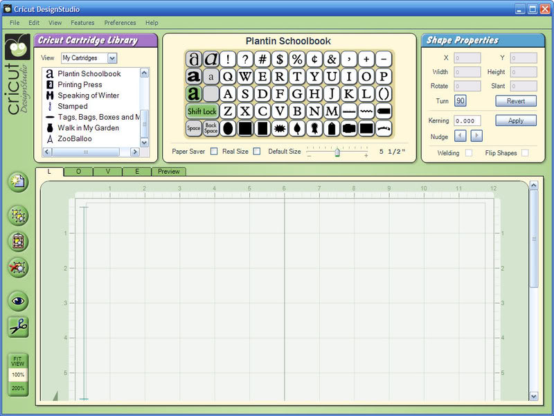 Cricut Cartridge Plantin SchoolBook Complete School Book