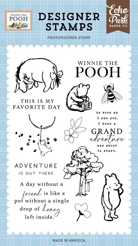Image of Winnie The Pooh Stamp Set - Winnie The Pooh - Echo Park