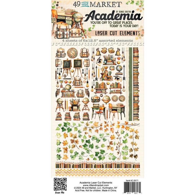 Image of Academia Laser Cut Outs - 49 and Market