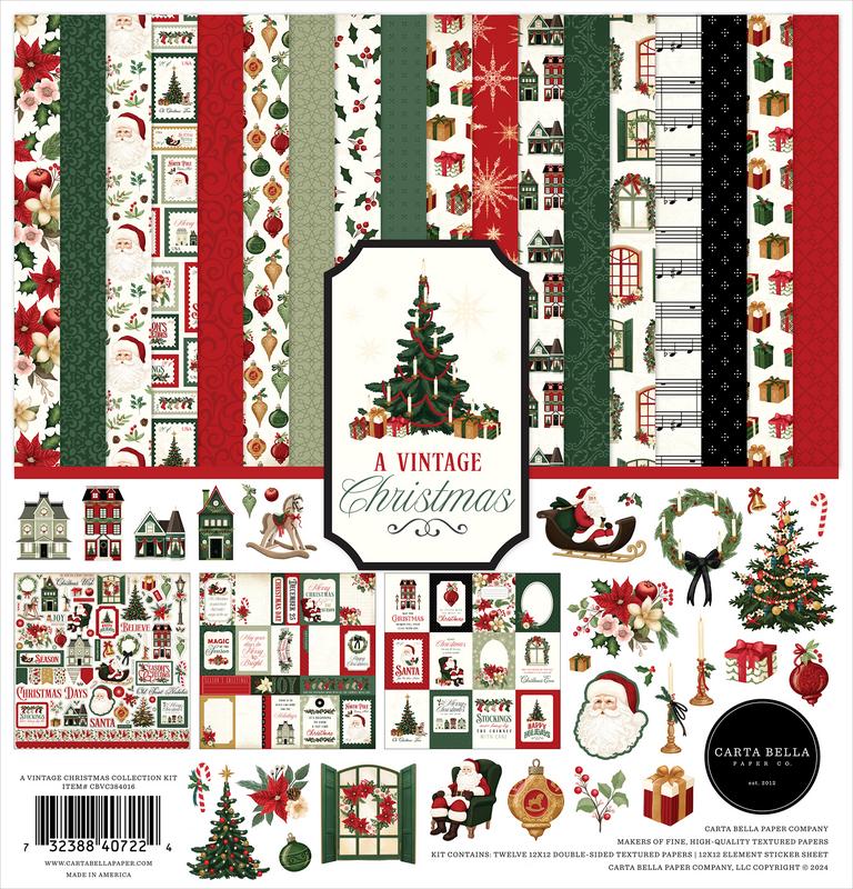 Image of A Vintage Christmas Collection Kit - Carta Bella