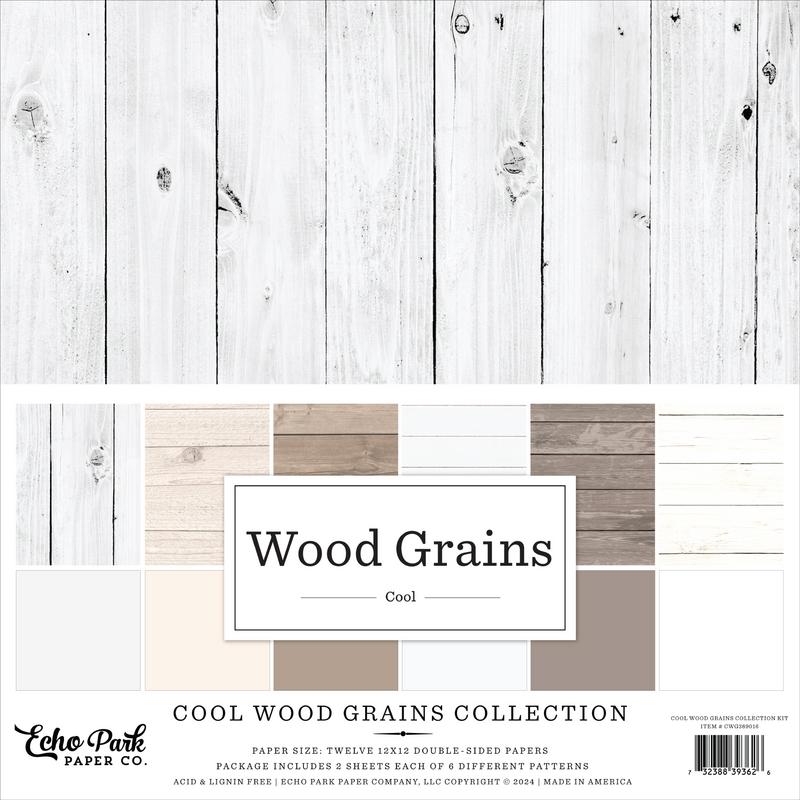 Image of Cool Wood Grains 12x12 Collection Kit - Echo Park