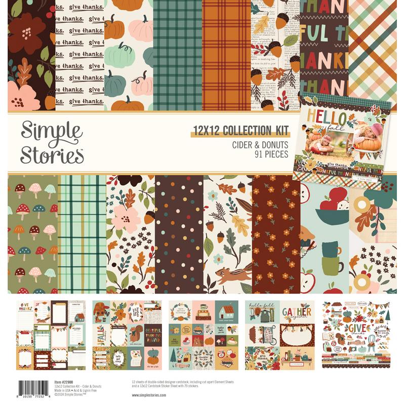 Image of Cider & Donuts 12x12 Collection Kit - Simple Stories - PRE ORDER