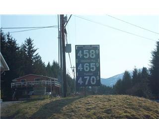 Gas prices in Wrangell, Alaska