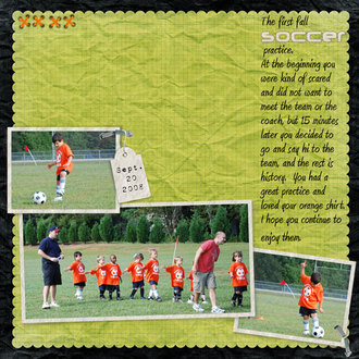 1st Soccer Practice