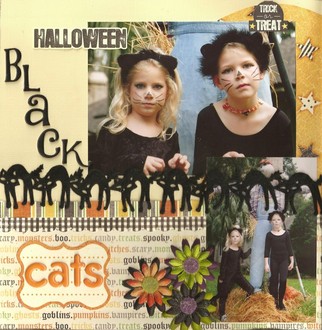 Ma's shop/swap reveal  "Halloween Black Cats"