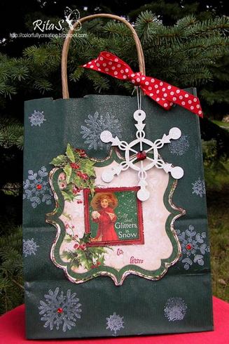 christmas holiday gift bags