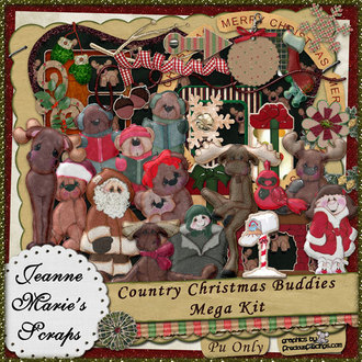 Country Christmas Buddies Mega