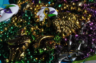 My New Orleans Mardi Gras Beads