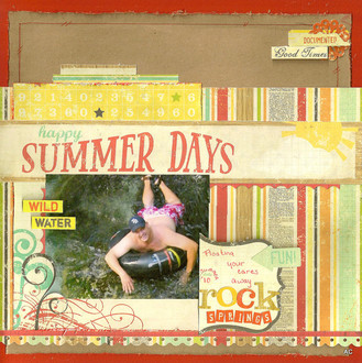 ^Simple Stories Reveal^  Summer Days. Rock Springs