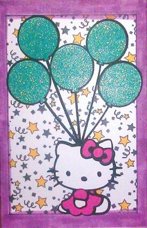Hello Kitty Birthday Card