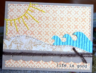 life is good beach card