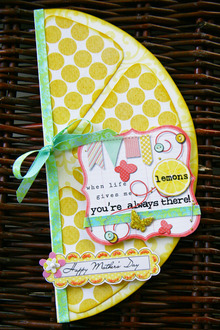 *Hybrid * Mother's Day Card (lemons)