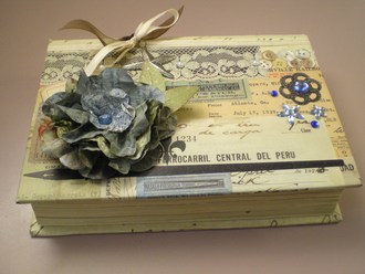 Treasure box altered book