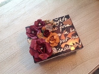 Chipboard box altered