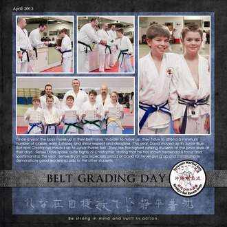 Belt Grading Day