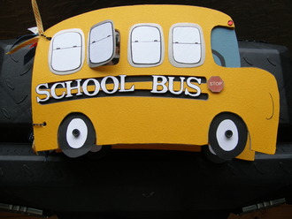 School bus mini album