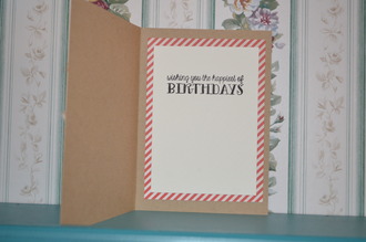 Embossed Happy Birthday