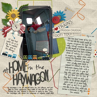at home in the haywagon