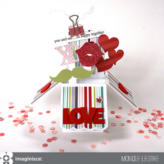 Valentine Box Card - Imaginisce